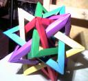 Five Interlocking Tetrahedra - Angle 1