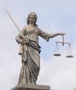 The Lady of Justice on the gates of Dublin