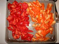 Sliced chilies